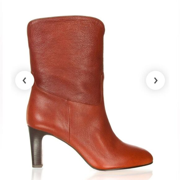 ba&sh Brown Leather boots Cidie size EU38 New in box - Picture 1 of 15